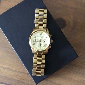Gold Michael Kors watch
